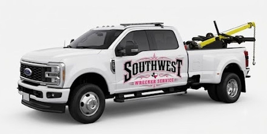 Southwest Wrecker Service white tow truck